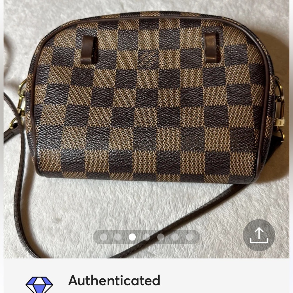 SOLD❗️Rare Louis Vuitton Ipanema Pochette Damier Ebene 3 way crossbody - Picture 3 of 7
